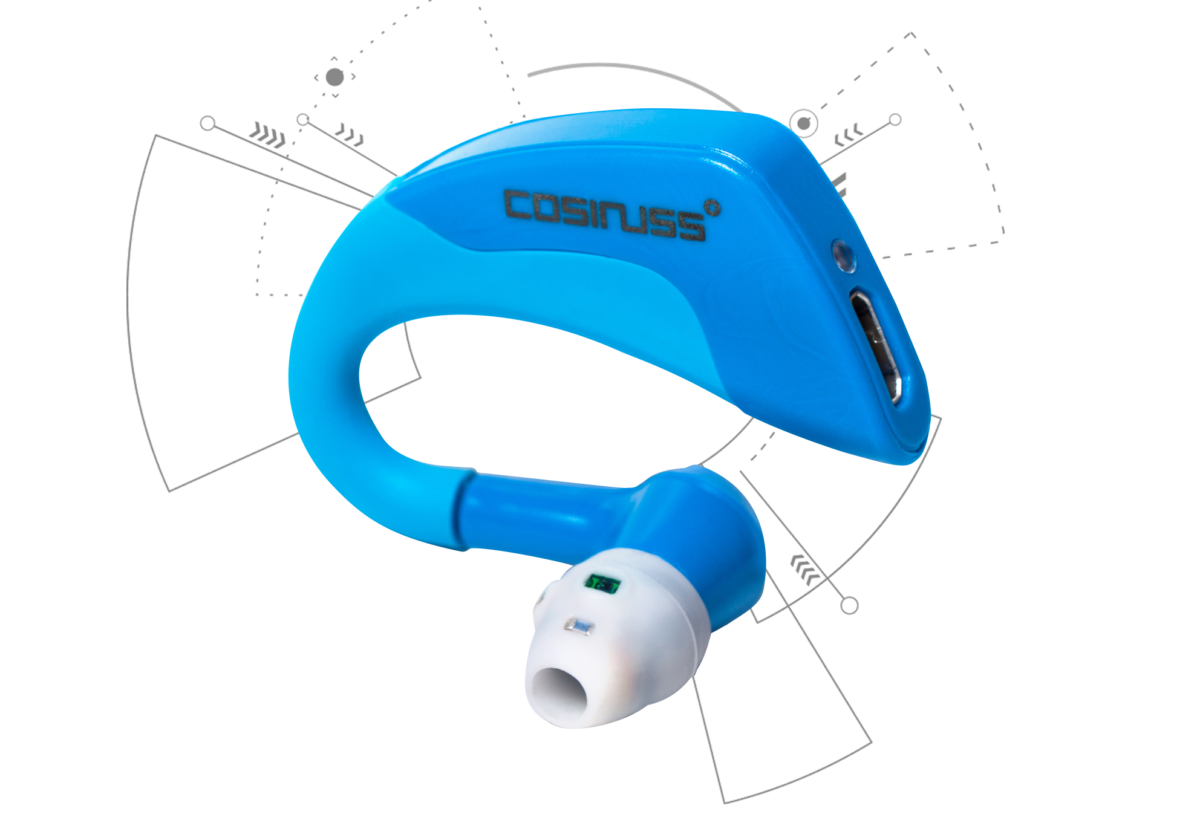 cosinuss_Wearable_Pulsmesser_ohne_Brustgurt__0001_Blau_cosinuss_one-132 In-ear fitness tracker cosinuss °one product photography