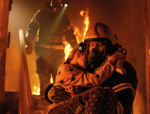 Firefighter temperature monitoring