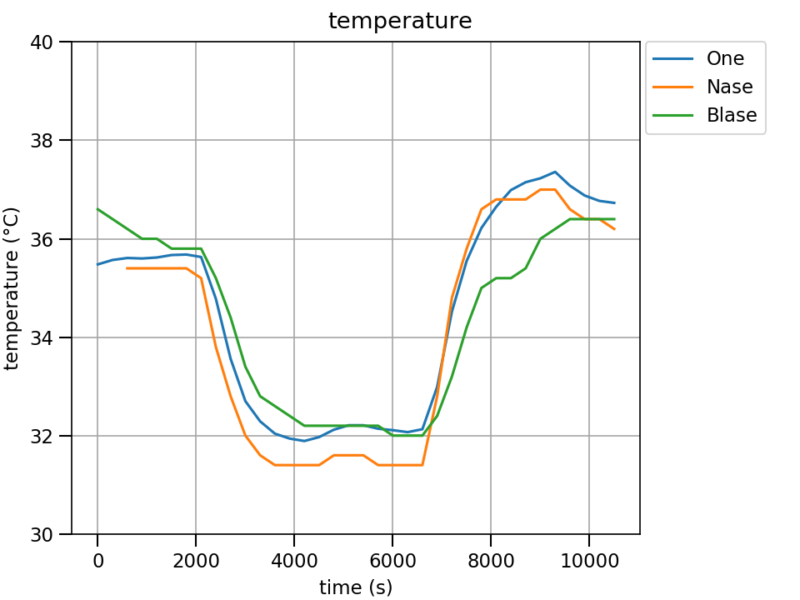 Body Temperature Graph
