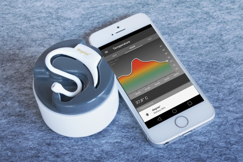 Continous wearable thermometer - Vitio