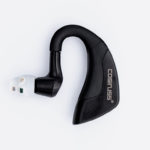 The wearable device cosinuss° Two monitors vitals signs for remote patient monitoring in case of Covid-19.
