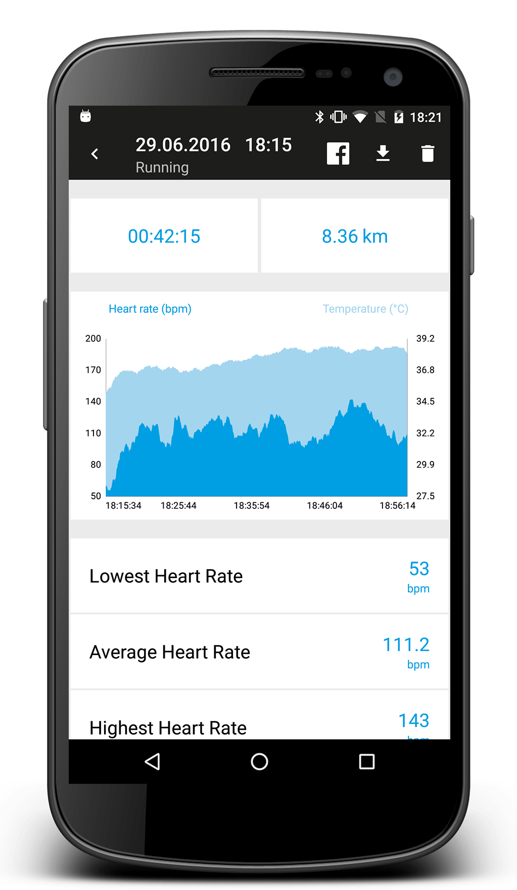 Cos_app_screenshots__0001_02_Session Graphische Auswertungen deiner Daten erleichtern die dein Herzfrequenztraining