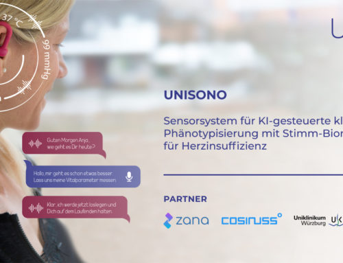 UNISONO – Sensor system with AI-driven vocal biomarkers